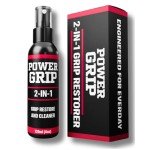 PowerGrip 2 in 1 Sports Shoe Grip Spray, Provides Traction and Rejuvenates Soles. Multipurpose Grip Spray for Improving Basketball Shoe Grip. Anti Slip & Performance Enhancer