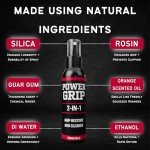 PowerGrip 2 in 1 Sports Shoe Grip Spray, Provides Traction and Rejuvenates Soles. Multipurpose Grip Spray for Improving Basketball Shoe Grip. Anti Slip & Performance Enhancer