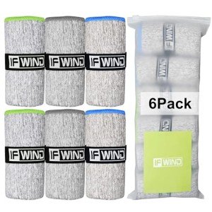 IFWIND 6 Pack Microfiber Gym Towels for Working Out，Fast Drying Workout Accessories Sweat Towels for Gym Gear,Gym Towels for Men & Women,Sports Exercise Fitness Gear Tennis Towels for Body Hot Yoga