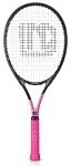 LUNNADE Adults Tennis Racket 27 Inch, Shockproof Carbon Fiber Tennis Racquet Light-Weight, Pre-Strung and Regrip, Suitable for Beginners to Intermediate Players