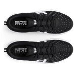 Under Armour Men's Charged Assert 10, (001) Black/Black/White, 12, US