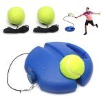 WIWAPLEX Tennis Trainer Rebound Ball with String Solo Tennis Training Kit Portable Tennis Practice Rebounder Equipment Training Tools with Long Elastic Rope for Adults, Kids, Beginners