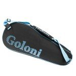 Goloni Tennis Bag 3-4 Racquets with Front Extral Pocket for Other Essentials,Tennis Rackets Bag with Removable Shoulder Strap,Blue