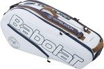 Babolat Pure Racquet Holder x6 Wimbledon Tennis Bag (White/Grey)