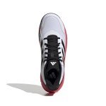 adidas Men's Courtjam Control 3 Tennis Sneaker, White/Black/Lucid Red, 11