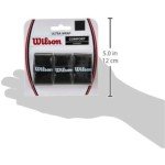 WILSON Sporting Goods Ultra Wrap Tennis Overgrip (3-Pack), Black (WRZ403000)