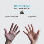 2Toms GripShield, Non-Sticky Grip Enhancer, Dry Grip Solution for Sweaty Hands, Tennis, Pickleball, Golf, Pole Dancing and Gaming, 1.5 Ounce Bottle
