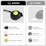 Hikeen Premium Tennis Trainer Rebound with Metal Base,Portable Solo Tennis Trainer Set with 3 Highly Elastic String Balls,Tennis Practice Equipment for Adult Kids an Beginners - Black