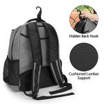 DSLEAF Tennis Bag for Men/Women to Hold 2 Rackets, Tennis Backpack with Seperate Shoe Space for Tennis Sport