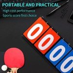HRLORKC Scoreboard Score Keeper Score Flipper for Basketball Tennis Sports