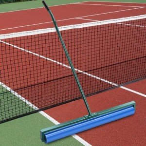 Suclain Tennis Court Squeegee 36 Inch PVA Foam Tennis Sponge Roller Lightweight Removes Water Quickly Clear Floors Tool for Tennis Basketball Sports Courts Garages(Blue,1pcs)