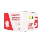 GAMMA Sports Pressureless Tennis Balls Box, Bulk Tennis Balls, Premium Tennis Accessories, 75 Balls, Tennis Practice, Tennis Training, Pet Toys, Dog Ball, Coach, Indoor & Outdoor Play
