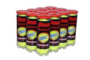 Penn Championship Tennis Balls - Regular Duty Felt Pressurized Tennis Balls - 12 Cans, 36 Balls