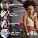 Trailoom Microfiber Workout Towels - Quick Dry, Highly Absorbing, Odor-Free, for Women & Men - Gym Sweat Sports Towel for Hot Yoga, Tennis, Running, Exercise, Working Out, Camping, Set of 5 Pastel