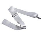 VisnzvLux Tennis Net Center Strap Court Equipment Easy to Install Adjustable Net Webbing White for Tennis Nets