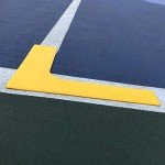 Eco Walker Court Line Marker Set Create Your Own Pickleball Mini Tennis Court (BLUE-YELLOW)