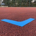 Eco Walker Court Line Marker Set Create Your Own Pickleball Mini Tennis Court (BLUE-YELLOW)