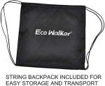 Eco Walker Court Line Marker Set Create Your Own Pickleball Mini Tennis Court (BLUE-YELLOW)