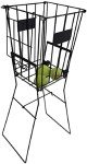 Tennis Ball Hopper with Wheels for Tennis Coaches Players Schools Clubs, Tennis Court Equipment/Accessory (75 Balls Capacity)