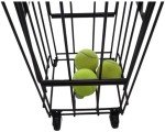 Tennis Ball Hopper with Wheels for Tennis Coaches Players Schools Clubs, Tennis Court Equipment/Accessory (75 Balls Capacity)