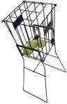 Tennis Ball Hopper with Wheels for Tennis Coaches Players Schools Clubs, Tennis Court Equipment/Accessory (75 Balls Capacity)