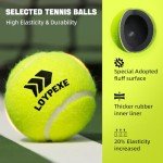 Tennis Trainer Set Tennis Practice Rebounder with String Solo Tennis Trainer Practice Equipment 3 Replacement Rebound Balls Portable Tennis Practice Equipment for Adults Kids