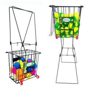 Airhercs Tennis Balls Hopper Or Pickleball Hopper,79 Tennis Capacity Or 50 Picklel Capacity,Also As Ball Picker,Easy to Pick Up 30 Tennis Or Pickle in 1 Minute, Easily Placed in The Trunk of A Car