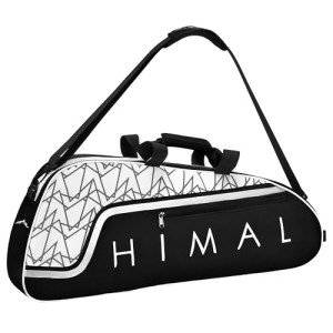 UNIHIMAL Tennis Bag for Men Women Holds 3 Rackets， Large Capacity Racquet Bags with Protective Pad, Removeable Shoulder Strap