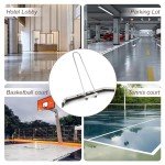 AIWFL Sport Tennis Court Squeegee Professional Squeegees Floor Water Remover Squeegee Broom(Stainless Steel, Silver)