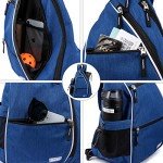 Sucipi Pickleball Bag Pickleball Backpack for Women Men Tennis Bag Tennis Backpack Reversible Pickleball Paddle bag Tennis Rackets Bags for Ladies Blue