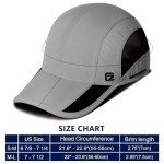 GADIEMKENSD Cooling Running Hat Quick Dry Summer Baseball Cap UPF50+ Sports Sun Caps Breathable Mesh Lightweigh Dad Hats Unstructured for Golf Tennis Hiking Gym Travel Camping Light Grey L