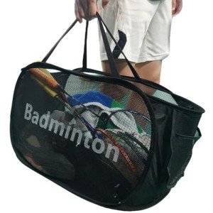 ChoiHeiy Badminton Bag, Tennis Bag, Tennis Racket Bag, Badminton Racket Bag, Lightweight, Unisex, Tennis Bag for Men, Women, 23" x 14" x *14", 75 Liters Capacity with Logo