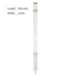 Drelitam Tennis Net Center Strap - Nylon Net Adjustable with Metal Hook for Tennis Net