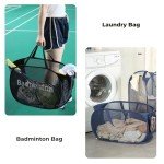 ChoiHeiy Badminton Bag, Tennis Bag, Tennis Racket Bag, Badminton Racket Bag, Lightweight, Unisex, Tennis Bag for Men, Women, 23" x 14" x *14", 75 Liters Capacity with Logo