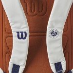 WILSON Roland Garros Super Tour Tennis Backpack - Navy/White, Holds up to 2 Rackets