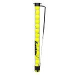 Franklin Sports Tennis + Padel Ball Hopper Tube - (15) Tennis Ball Picker Upper Tube - Hopper + Picker for Quick Pickup + Storage - Practice + Training Equipment - Balls Not Included