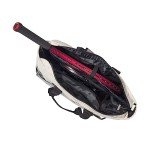 WILSON Lifestyle Tote Tennis Racket Bag - Grey/Blue, Holds up to 2 Rackets