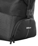 WILSON RF Tennis Practice Bag - Holds up to 6 Rackets, Black