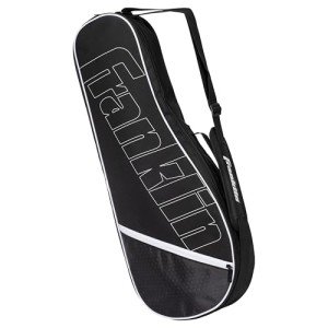 Franklin Sport Tennis Racket Bag - Tennis Shoulder Bag for Men + Women - Holds (4) Rackets + Equipment for Practice + Matches - Travel + Storage Case with Fence Hook