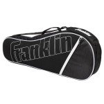 Franklin Sport Tennis Racket Bag - Tennis Shoulder Bag for Men + Women - Holds (4) Rackets + Equipment for Practice + Matches - Travel + Storage Case with Fence Hook