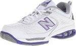 New Balance womens 806 V1 Tennis Shoe, White, 7.5 Wide US