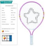 AMA SPORT Kids Tennis Racket Set - Pink 17
