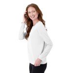 Hanes womens Sport Cool Dri Performance Long Sleeve T-shirt Shirt, White, Medium US