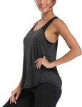 Women's Mesh Training Tank Top for Yoga - Black
