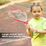 Insum 17" Pink Junior Tennis Racket for Kids