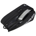 HEAD Tour Large Tennis Racket Bag - Black/White