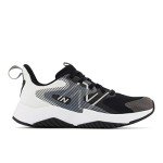 New Balance Kid's Rave Run V2 Lace-up Sneaker, Black/White, 6 Big Kid