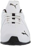 PUMA Men's Pacer 23 Street Viz Runner Wide Sneaker, Black/White, 11 Wide US