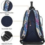 Tennis Bag Tennis Backpack - Tennis Bags for Women and Men to Hold 1 or 2 Tennis Rackets/Racquets, Multifunctional Sports Bag