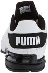 PUMA Men's Pacer 23 Street Viz Runner Wide Sneaker, Black/White, 11 Wide US